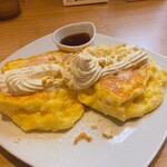 oj珈琲 食べ物屋cafe - プレーンパンケーキ