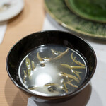 うを徳 - 2020.5 秋田初物蓴菜とボタン海老ガラのお椀