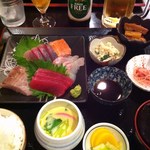 Kaisen Ryourihousui - お刺身定食1,200円　ボリューム満点！