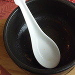 麺や しし丸。 - スープで割って完飲です!!