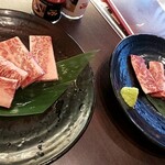 Yakiniku Reimen Yamato - 和牛ゲタカルビ＆和牛ウチハラミ