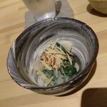 食堂 燈 - 帆立のぬた和え