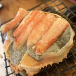 魚○ - カニ味噌甲羅焼き