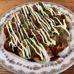 本石お好み焼屋 - たこ焼き　350円