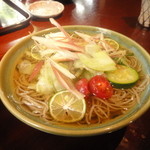 志蕎庵 江月 - 夏野菜のひやかけ