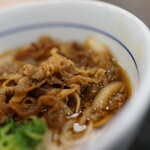 Nakau - 朝肉蕎麦（¥350税込み）