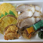 ときわ - チャーシュー弁当おかず