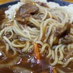 蘭州拉麺店 火焔山 - 麺・表情。