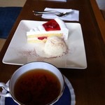 Cafe 茶楽 - ケーキセット　1000円