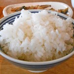 nouennokafechuuboutoneriko - 「お肉ランチ」のご飯（大盛りおかわり）