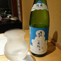 馳走 啐啄一十  - 冷酒は広島県の賀茂金秀の純米酒辛口夏純