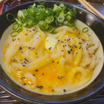 うどん 丸香 - 釜玉　カルピスバター