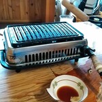 赤れんが - 善き佇まいのガス台。