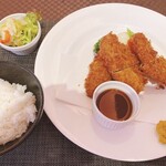 三栗 - ヒレカツのセット