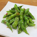 くいもの屋 わん - 枝豆のガーリック炒め
