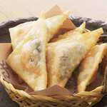 明太子チーズのパリパリ揚げ