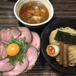 つけ麺 きらり - カレーつけ（大）＆ レアチャーシュー丼