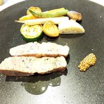 PRIMO - 「山形豚」肩ロースのロースト　タスマニアマスタード添え（2020.4）