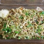 Okonomiyaki Morichan - 塩焼きそば。ボリュームたっぷり。たまらん美味しいです。