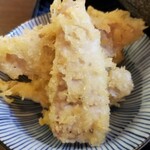 十割蕎麦 鴨料理 ならや - 鮪レアカツのせカレーそば