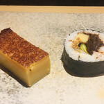 鮨 さいとう - 玉子焼きと太巻き