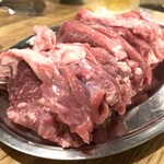 めんよう亭 - 生肉ラム肩ロース 1,000yen×6人前