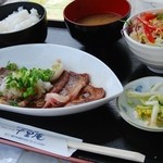 千里庵 - 特製和風ステーキ定食