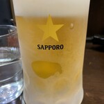 日の出らーめん - 生ビール