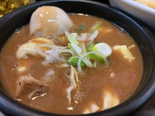 Hinoderamen - 剛つけ麺(大) つけ汁アップ