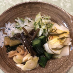 旬ものと日本酒 とみ笑 - お漬物