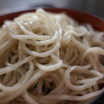 そば処おさだ - かつ丼の蕎麦アップ