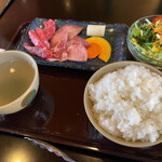 焼肉 炎 - タンカルビ定食