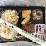 ランチボックスひより - メンチカツ＆豚生姜焼き弁当550円
