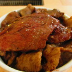 無煙焼肉 柚 - 【2020年５月20日】美味しい焼肉店に出会った時に行う『肉丼』。