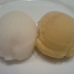 ビストロ ラ ベルポルト - シャーベットのアップ