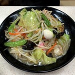 餃子の王将 - 相方の揚げそば