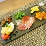prospero - =前菜②:お野菜とお肉の前菜盛合わせ=