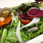 チリトマ ラーメン THANK - チリトマラーメンバーガーのサラダセット