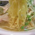 麺 カリー飯 來 - 塩らーめんの麺