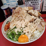 用心棒　本号 - まぜそば大盛+チャーシュー2枚(1180円)