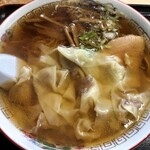 中華そば志のぶ支店 - ワンタン麺大盛り