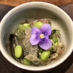 ろっかん - じゅんさいなどの和えもの