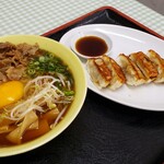 萬福軒 - 肉玉ラーメンと、餃子