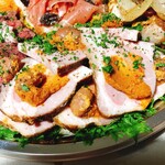 森の茶屋 糧 - ローストポーク　下はポテトサラダ