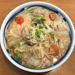 夢庵 - 彩り野菜の酸辣湯うどん