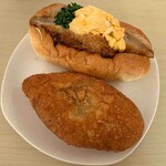 オーロール - カレーパン、白身魚フライ