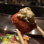 Vin樹亭 - サーモンフリット、一口サイズのにくい奴です