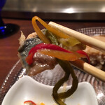 Vin樹亭 - 鯵の南蛮漬け、この時だけはご飯が欲しかったー