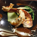 レストラン オネット - オマール海老のグリル　甘えびの赤ワインソース