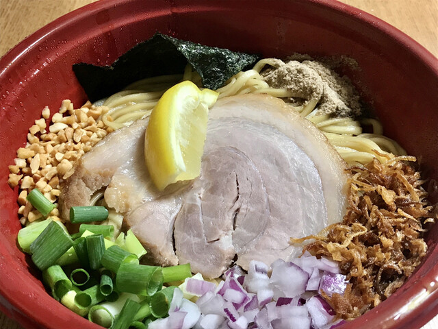 まぜそば ライスダイブ 麺屋 頭上注意 ふすかけ1 8号店のレビュー ラーメンデータベース